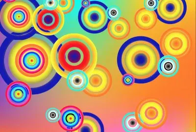 Cercles couleurs jigsaw puzzle