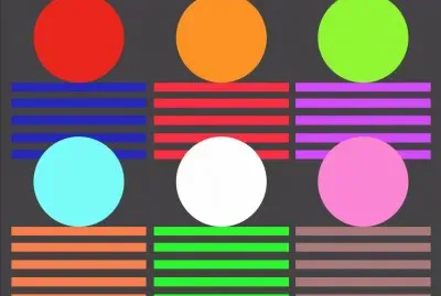 פאזל של Cercles et rayures