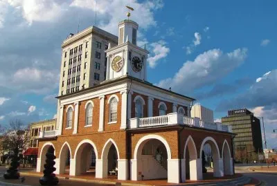 The Market House in downtown Fayetteville