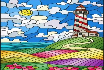 å½©è‰²çŽ»ç’ƒ jigsaw puzzle