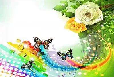 è´è¶ç‚«å½©çŽ«ç‘° jigsaw puzzle