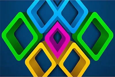 å½©è‰²å¹¾ä½•çŸ¢é‡åœ–