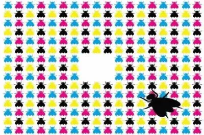 å½©è‰²CMYK jigsaw puzzle