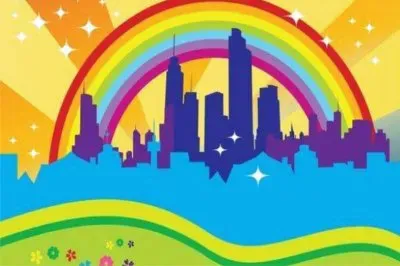 å½©è™¹ç´ æ