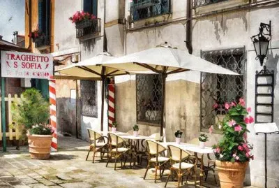 Italy Cafe jigsaw puzzle
