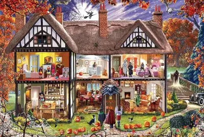 פאזל של Casa en Halloween