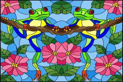 å½©è‰²çŽ»ç’ƒ jigsaw puzzle