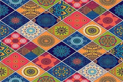 å½©è‰²æ ¼å­èƒŒæ™¯ jigsaw puzzle