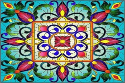 å½©è‰²çŽ»ç’ƒ jigsaw puzzle