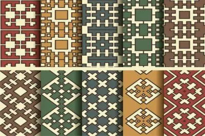 å¹¾ä½•åœ–å½¢çŸ¢é‡åœ– jigsaw puzzle