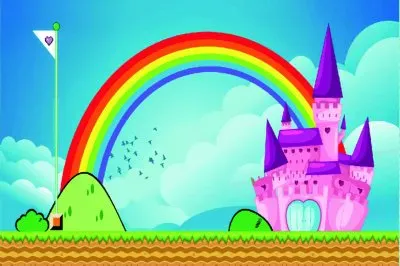 å½©è‰²é¢¨æ™¯ç´ æ jigsaw puzzle