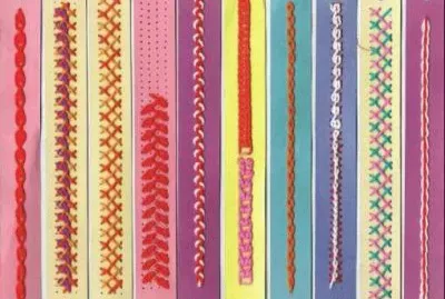 פאזל של Embroidery linee