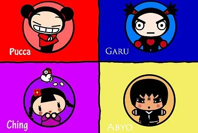פאזל של pucca y sus amigos
