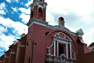 Templo en la Ciudad de Puebla, MÃ©xico.