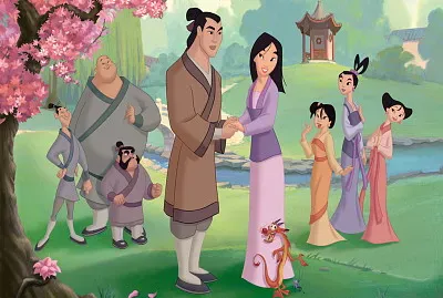 los personajes de mulan