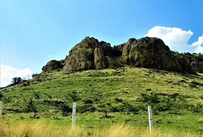 Colina en el campo chihuahuense.