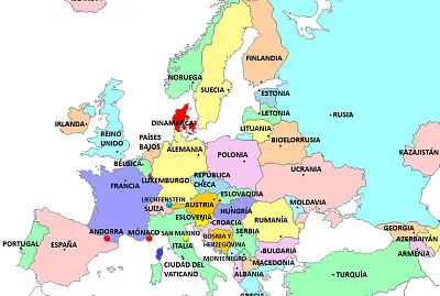 Mapa de Europa jigsaw puzzle