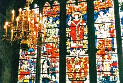 Vitrail Ã  Canterburry jigsaw puzzle