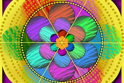 Mandala jigsaw puzzle