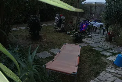 giardino prima dell 'alba