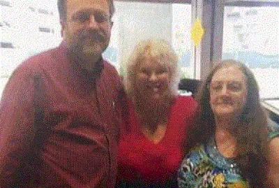 Diana Radabaugh with Glenn and Terrie jigsaw puzzle