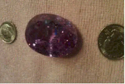 Purple Gem with 2 Coins jigsaw puzzle