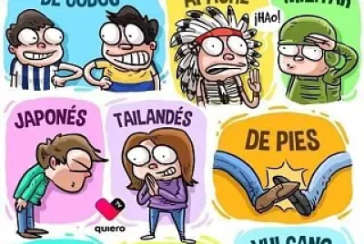 Tipos de saludos sugeridos con el coronavirus.