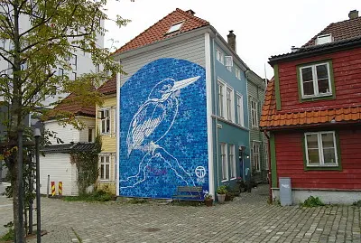 Wall art Bergen Norway