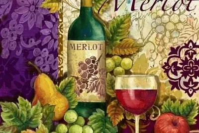 Glass of Merlot