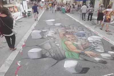 murales a Seravezza