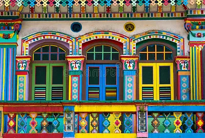 color ful singapore jigsaw puzzle