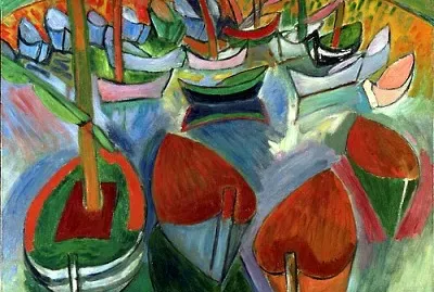 Dufy barques Ã  Martigues