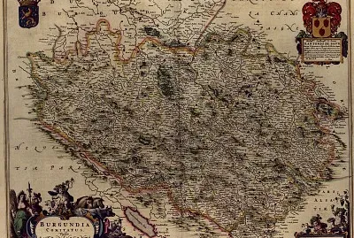 Atlas de Blaeu : la Franche-ComtÃ©