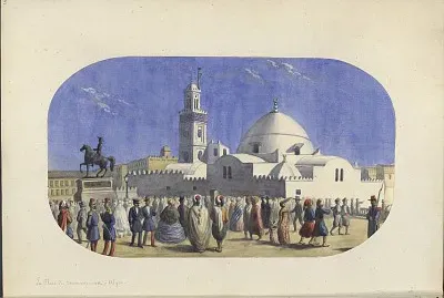 Alexandre Bertrand. Vue d 'Alger