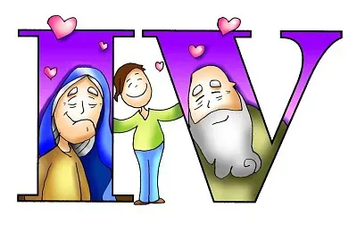 4to mandamiento Honrar padre y madre jigsaw puzzle