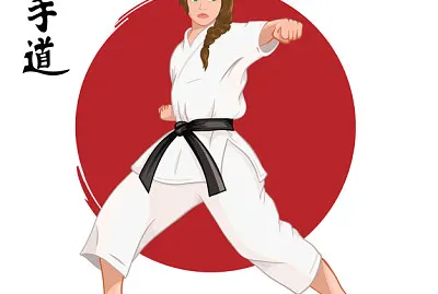 פאזל של moÃ§a do karate