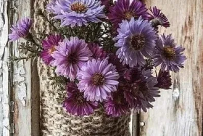 cesta de flores