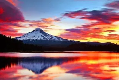 Mountain Red jigsaw puzzle