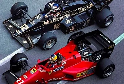 Mansel   Alboreto Montecarlo 1984