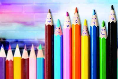 å¯æ„›å½©è‰²èƒŒæ™¯ jigsaw puzzle