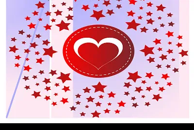 Monogramme en cÅ“ur