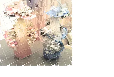 Costumes de fÃªte en miroir