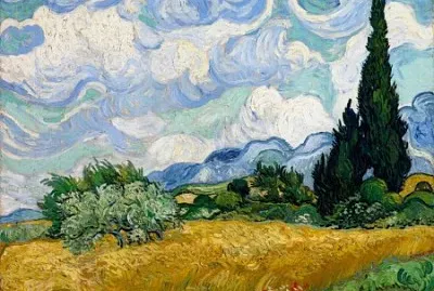 campo de trigo van gogh