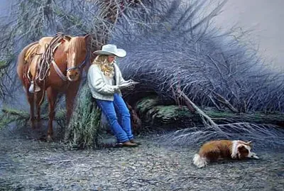 mujer vaquera