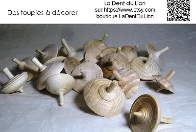Nouvelles toupies Ã  dÃ©corer, La Dent du Lion