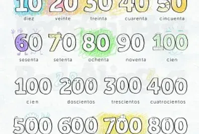פאזל של Numeros del 10 al 1000 1A