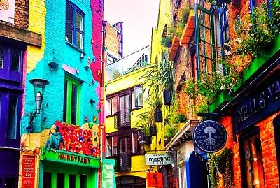 Neal 's Yard-Covent Garden(Londres)
