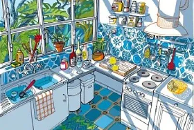 Blue Kitchen