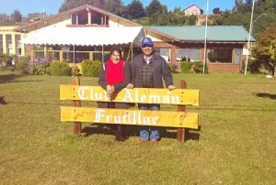 Con Amalia en Frutillar