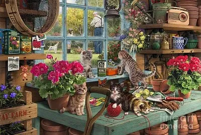 Gardening jigsaw puzzle